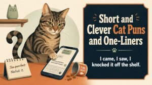 Short and Clever Cat Puns and One-Liners