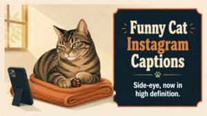 Funny Cat Instagram Captions
