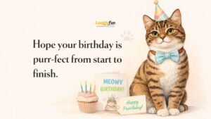 Cat Birthday Puns for Cards, Captions, and Party Signs