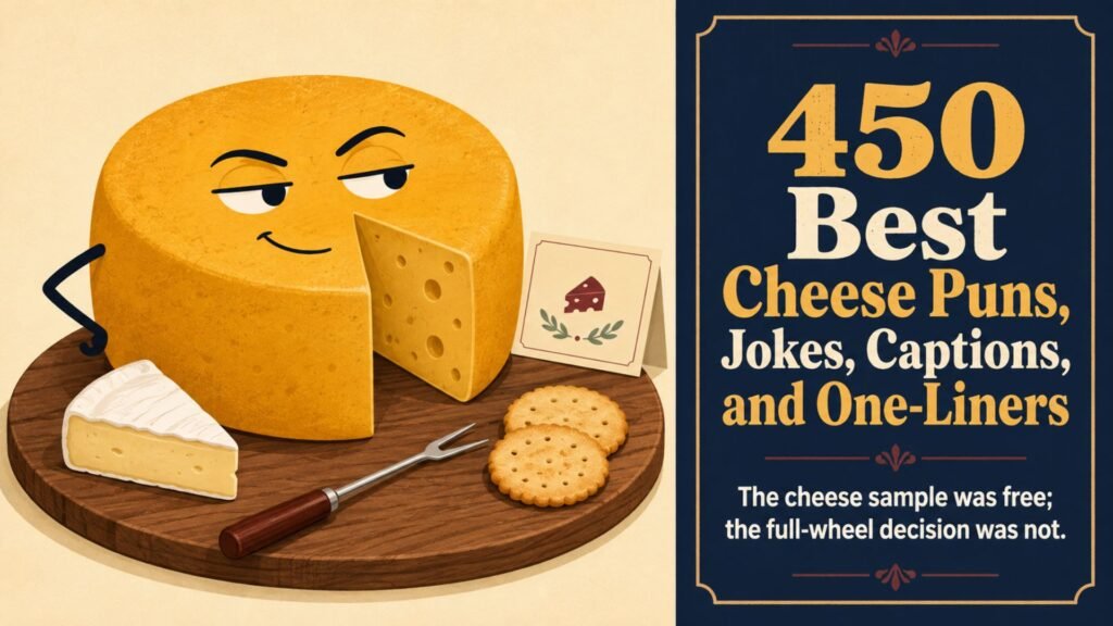 450 Best Cheese Puns, Jokes, Captions, and One-Liners