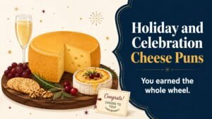 Holiday and Celebration Cheese Puns