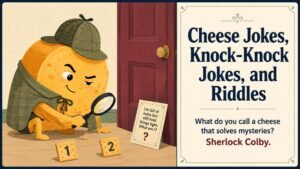 Cheese Jokes, Knock-Knock Jokes, and Riddles