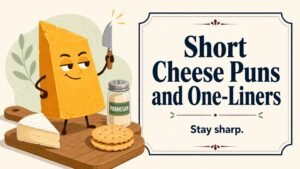Short Cheese Puns and One-Liners