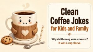 Clean Coffee Jokes for Kids and Family