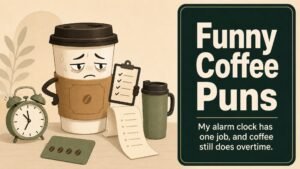 Funny Coffee Puns