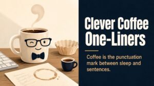 Clever Coffee One-Liners and Funny Coffee Sayings