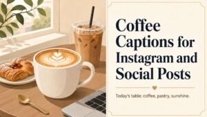 Coffee Captions for Instagram and Social Posts
