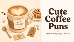 Cute Coffee Puns