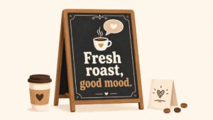 Coffee Shop Puns and Café Sign Lines