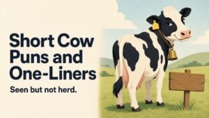 Short Cow Puns and One-Liners