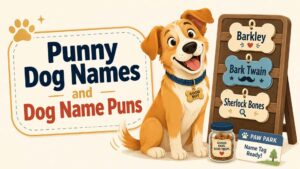 Punny Dog Names and Dog Name Puns