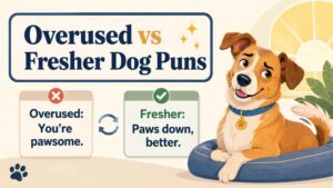 Overused vs Fresher Dog Puns