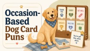 Occasion-Based Dog Card Puns
