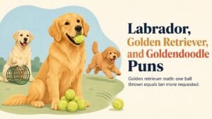 Dog Breed Puns for Labs, Pugs, Corgis, Dachshunds, and MoreLabrador, Golden Retriever, and Goldendoodle Puns