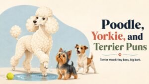Poodle, Yorkie, and Terrier Puns