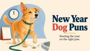 New Year Dog Puns