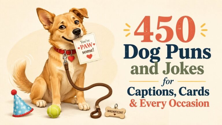 450 Dog Puns and Jokes for Captions, Cards & Every Occasion