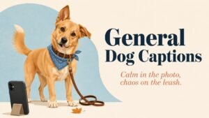 Dog Puns for Instagram CaptionsGeneral Dog Captions