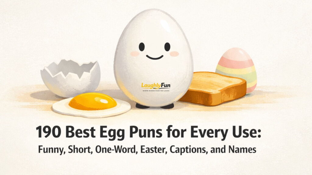 190 Best Egg Puns for Every Use: Funny, Short, One-Word, Easter, Captions, and Names
