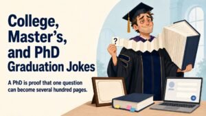 College, Master’s, and PhD Graduation Jokes