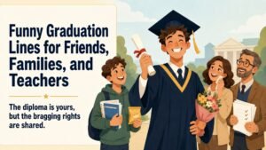 Funny Graduation Lines for Friends, Families, and Teachers