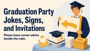 Graduation Party Jokes, Signs, and Invitations