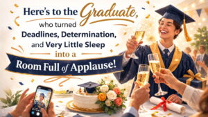 Funny Graduation Lines for Family Toasts