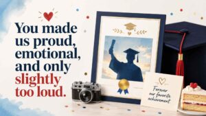 Funny Graduation Lines for Parents, Family, and Toasts