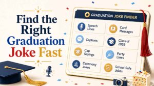 Find the Right Graduation Joke Fast