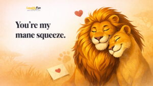 Cute and Love Lion Puns