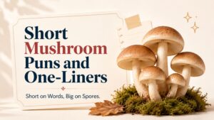 Short Mushroom Puns and One-Liners
