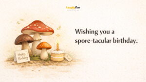 Mushroom birthday puns