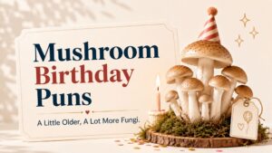 Mushroom Birthday Puns