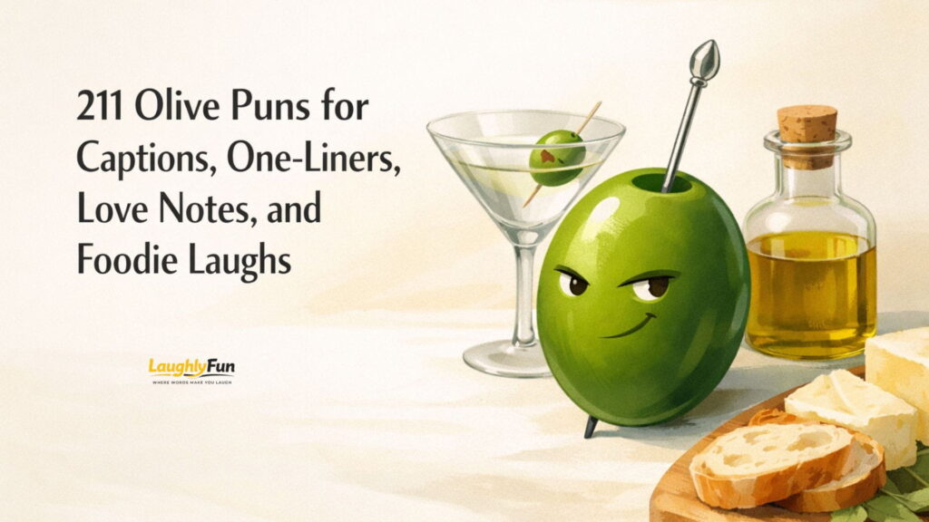211 Olive Puns for Captions, One-Liners, Love Notes, and Foodie Laughs