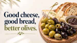Charcuterie Board Olive Captions and Puns