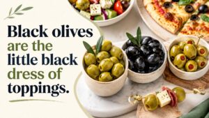 Green, Black, and Stuffed Olive Puns for Salads, Pizza, and Appetizers