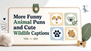 More Funny Animal Puns and Cute Wildlife Captions