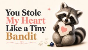Raccoon Love and Valentine Puns