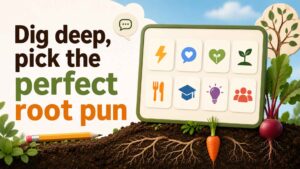 Find the Right Root Pun Fast