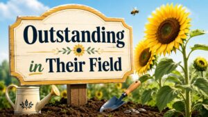 Sunflower Garden Puns, Plant Jokes, and Sign Ideas