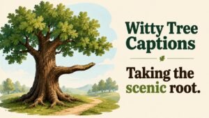 Witty Tree Captions