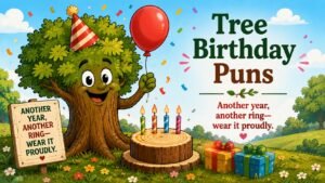 Tree Messages for Cards, Birthdays, Friends, and FamilyTree Birthday Puns
