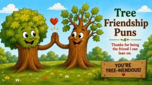 Tree Friendship Puns