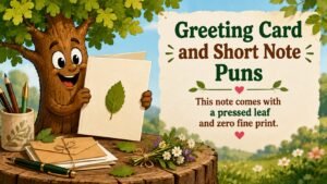 Greeting Card and Short Note Puns