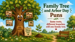 Family Tree and Arbor Day Puns