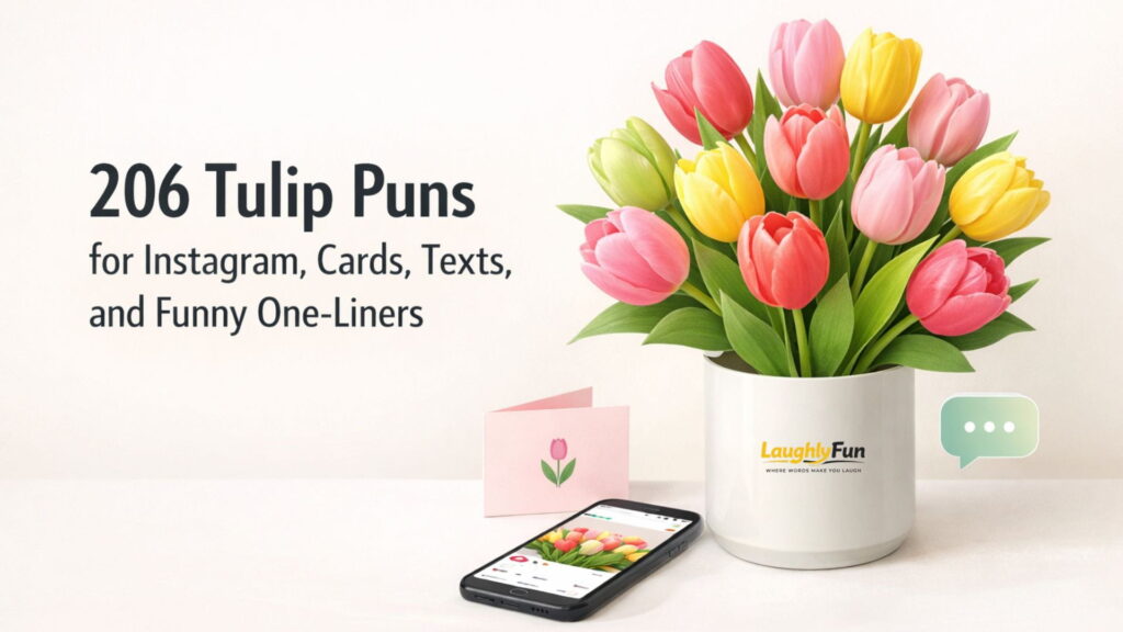 206 Tulip Puns for Instagram, Cards, Texts, and Funny One-Liners