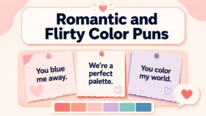 Romantic and Flirty Color Puns