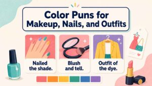 Color Puns for Makeup, Nails, and Outfits