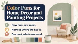 Color Puns for Home Decor and Painting Projects