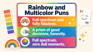 Rainbow and Multicolor Puns
